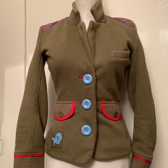 ❌SOLD❌ Adidas vintage military mod jacket green - Picture 2 of 7